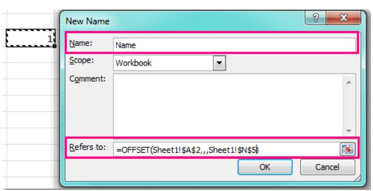 Tùy chỉnh Name và câu lệnh